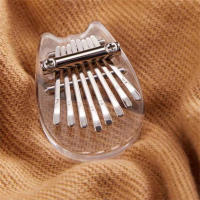 Miwayer Kalimba De 8 Teclas Instrumento Musical Mini Teclado De Uso Manual Madera Acrílico Portátil Regalo De Navidad - details 2