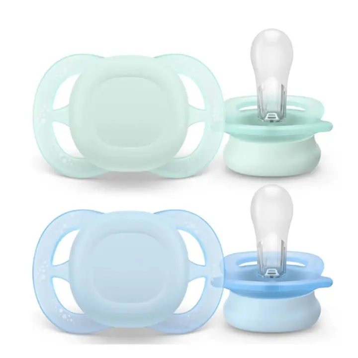 Philips Avent Chupete Silicona Ultra Start Niño Liso 0-2M 2 Unidades - 1