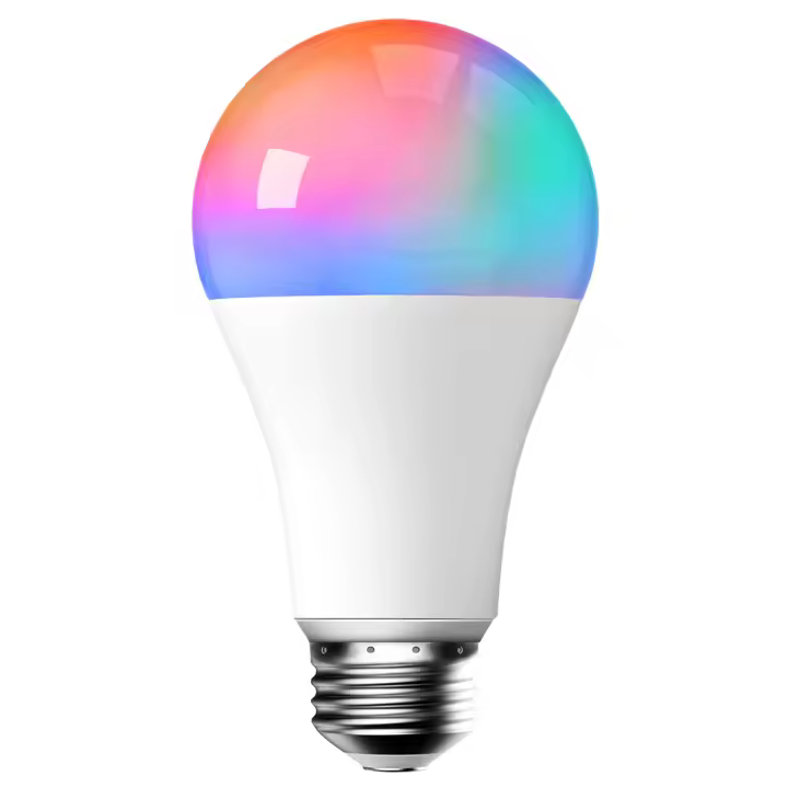 Bombilla Inteligente Meross LED RGBWW Dimmable E26 E27 B22 9W (60W Equivalent) Compatible Con Alexa Google Home SmartThings Para El Dormitorio - 1
