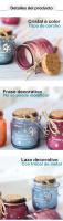 Pack de 6 a 24 unidades de velas con frases decorativas, Velas de colores con frase, regalos para invitados boda, Detalles para invitados de boda, Recuerdos bautizo, Velas bautizo, Bodas ideas,  Regalantes.com - details 2