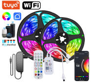 Tiras LED RGB 5050 Con Control WiFi Alexa Y APP Color Cambiante Decoración Navidad Tapa De 10mm Consumo Energía 1.5W/m - details 0