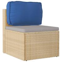Cojines vidaXL Azul real Poliéster 70 x 12 x 40 cm Impermeable - details 2