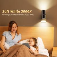 Luz Nocturna LED Dimmable Con Sensor De Enchufe Moderna Para Dormitorio Sala De Estar Pasillo Y Escaleras Decoración De Hogar 2 Piezas - details 7