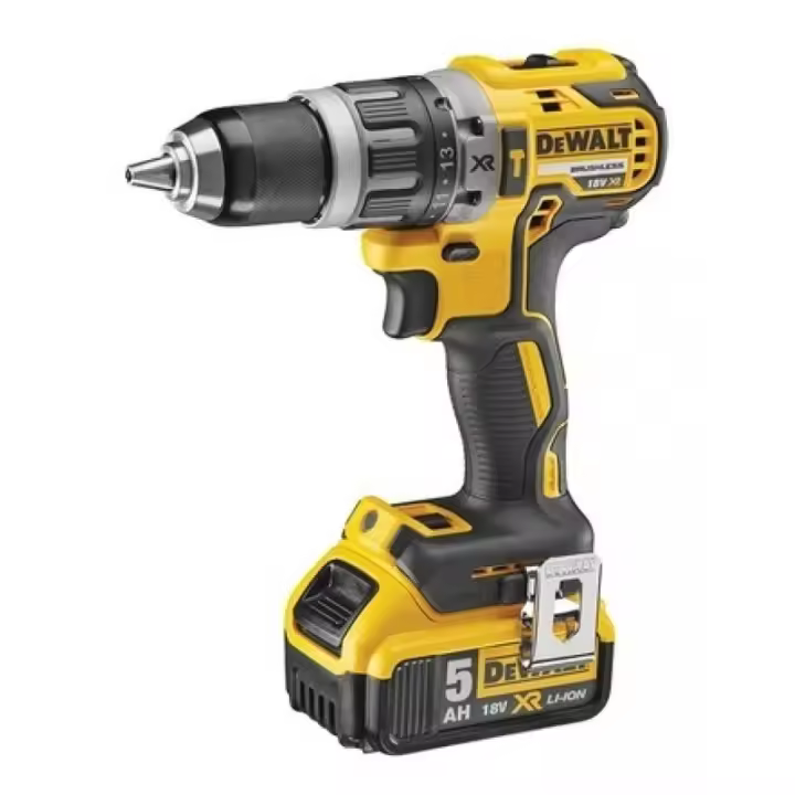 DeWALT DCD796P2-QW taladro Sin llave Negro, Amarillo 1,8 kg - 1