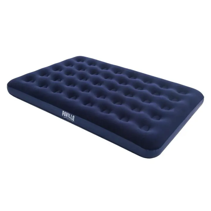 Colchon camping inflable doble 191x137x22 cm. - 1
