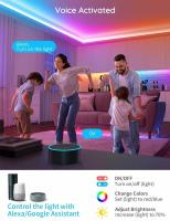 Tira De LED RGB 10m Control Bluetooth WIFI 5050 Para TV Computadora Dormitorio Fiesta Navidad Alexa Google Compatible Con Smart Device - details 1