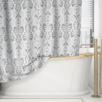 Cortina de ducha de 180 x 180 cm, impermeable, a prueba de moho y elegante decoración para el baño. - details 2