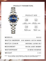 Reloj De Moda Para Mujer BINBONG Marca De Lujo Resistente Al Agua 3ATM Con Fecha Reloj Deportivo De Cuarzo Para Damas Reloj De Pulsera - details 2