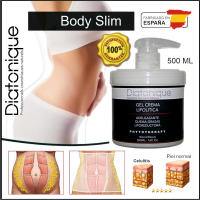 Gel Slim Liporeductor Quema Grasas - Diatonique - Vientre Plano - 500 ml  Tratamiento Corporal para Reducción de Grasa Abdominal - details 0