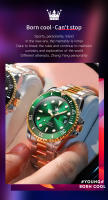 Reloj Mecánico Para Hombre OLEVS 6650 Resistente Al Agua Luminoso Con Fecha Estilo Clásico Y Moda De Buceo Material De Acero Inoxidable - details 1