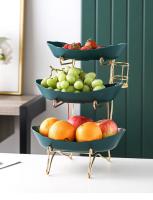 Tazón De Frutas De Madera Con Partición Y Tazón Para Postres Y Pasteles De 2/3 Capas Platos De Cocina Para Comidas Y Snacks Estilo Europeo Color Sólido - details 8