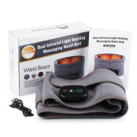 Cinturón de masaje con calefacción eléctrica, modelo privado, calefacción eléctrica, ajenjo, luz roja, cinturón de masaje abdominal, tesoro del palacio cálido. - details 0