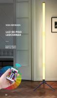 Lámpara De Piso LED RGB Con Control Remoto Y APP Sync Con Música Iluminación De Ambiente Inteligente Para Dormitorio Y Sala De Estar Moderna Y Ecológica - details 0
