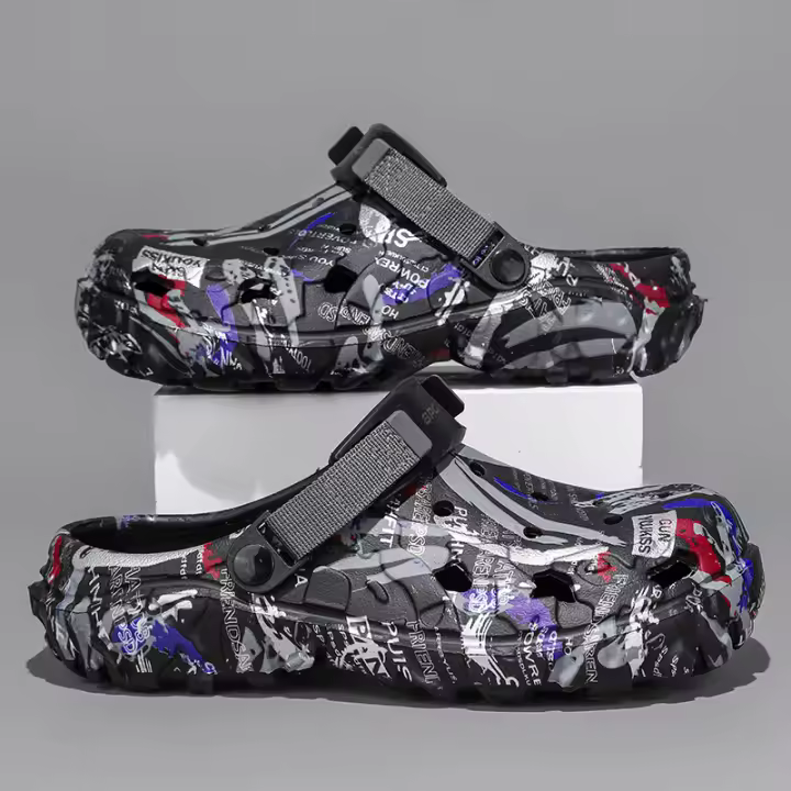 Nuevos Sandalias De Hombre Para Verano 2024 Mocasines De Jardín Al Aire Libre Zapatos Casuales Moda Lujo Confort Suave Tallas 40-47 - 1