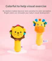 Juguetes Educativos Para Bebés Rattle De Peluche Animal Tamaño 18x10CM Juguete De Viaje Sensorial Para Recién Nacidos Regalo - details 3