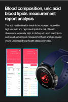 Smartwatch ECG función ECG, 1,43 pulgadas ultra retina 466 * 466 pantalla táctil completa, llamada bluetooth, la medición no invasiva de glucosa, temperatura corporal, oxígeno en sangre, control de la presión, la formación respiratoria - details 8
