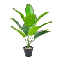 Planta De Palma De Plátano Artificial 65cm Decoración De Jardín Y Habitaciones Falso Flor De Hoja Bonsái Para Fiesta Al Aire Libre - details 5