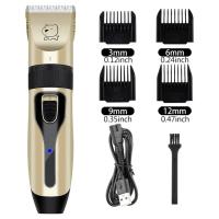 Afeitadora Eléctrica Profesional Para Perros Y Gatos Recargable Por USB Máquina De Corte De Pelo Para Animales - details 5