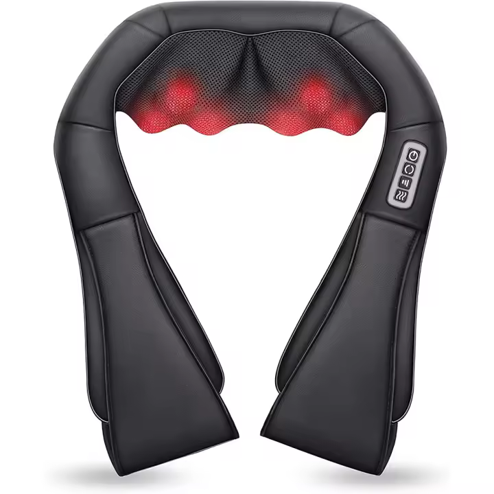Masajeador De Espalda Calentado Shiatsu Portátil Masajeador De Cuerpo Complete With Masaje Profundo De Rodilla Para Cuello Y Hombres Gift De Navidad Y Cumpleaños - 1