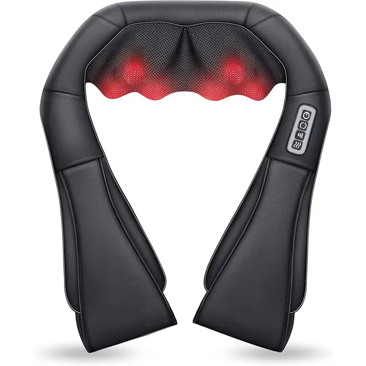 Masajeador De Espalda Calentado Shiatsu Portátil Masajeador De Cuerpo Complete With Masaje Profundo De Rodilla Para Cuello Y Hombres Gift De Navidad Y Cumpleaños - 1
