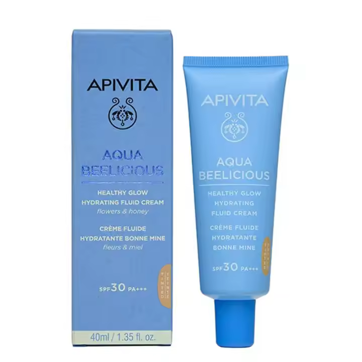 Apivita Aquabeelicious Crema Fluido Hidratante Con Color - 1
