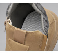 Botas De Hombre Casual Transpirables Zapatillas Versátiles Alta Confort Para Oficina Botas De Tobillo Slip-on Material PU Y PVC - details 8