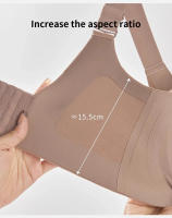 Sujetador Sin Costuras Para Mujer Estilo Delgado Adecuado Para Pechos Grandes Y Pequeños Sin Alzas Antideslizante Talla Grande Pull-up - details 13