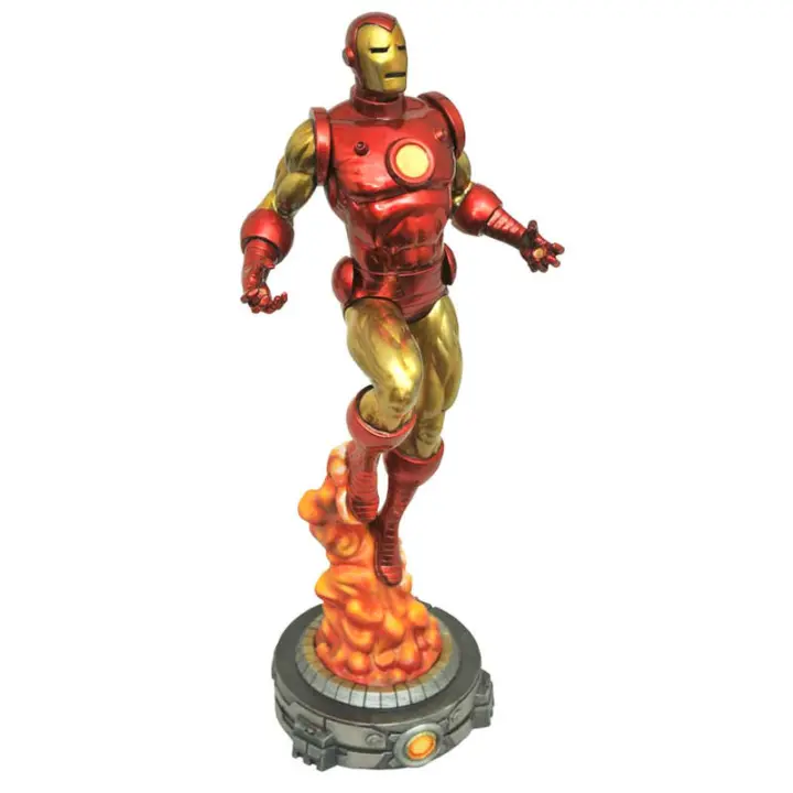 Figura diorama Iron Man Classic Marvel Gallery 28cmFigura  Coleccionable - Idea de Regalo- Mercancia Oficial - Juguetes para Niños y Adultos - Movies Fans - Muñeco para Coleccionistas y Exposición - 1