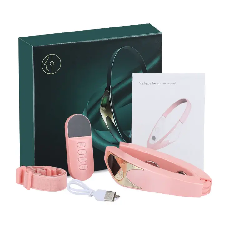 Masajeador facial EMS de microcorriente, instrumento inteligente de belleza para el rejuvenecimiento de la piel y la papada, instrumento facial en V. - 1