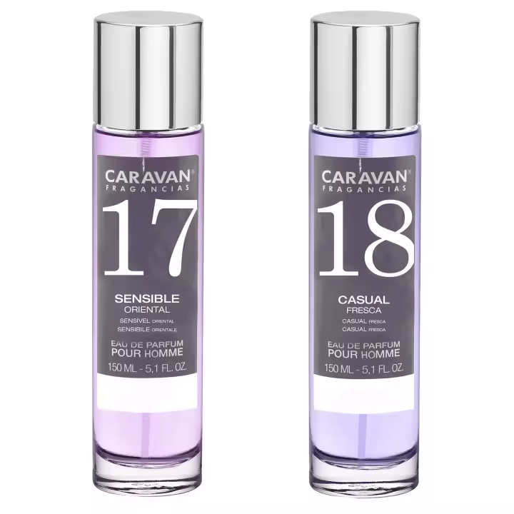 Set de 2 perfumes caravan hombre nº18 y nº 17 - 1
