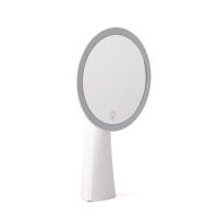 Espejo de Maquillaje LED Portátil con Base para Mesita | 3 Velocidades, Luz Regulable, Ángulo Ajustable y Reflejo Claro | Alimentación por USB y Batería de Litio Recargable | Compacto, Estable y Perfecto para Viajes, Hogar y Uso Diario - details 0