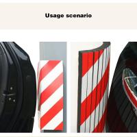4PCS Protector De Pared De Garage Antigolpes Para Puertas De Coche Y Parachoques Adhesivo Antichoque Exterior Con Señal De Adhesivo Para Prevenir Rasguños - details 1
