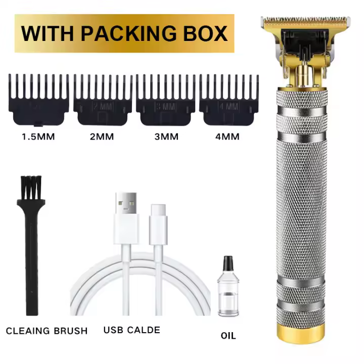 Cortapelos para hambres, cortapelos profesional sin cable para helbres, recargable por USB cortapelos Eléctrico Gap T-Blade Hair Cutting Kits Wi - 1