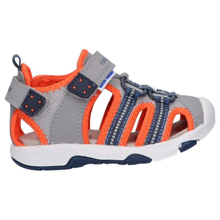 Geox B Multy Boy A Sandal, Pistachio/Navy, 26 EU