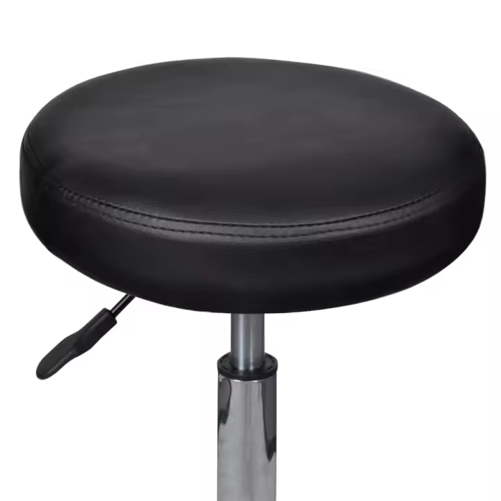 Taburete de oficina negro - 1