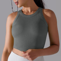 Sujetador Deportivo De 2 Niveles Para Mujer Sexy Yoga Alta Soporte Impacto Deporte Ropa Interior Correr Secado Rápido Top Deporte Gimnasio Con Almohadillas - details 27