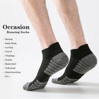 6 Pares De Calcetines Deportivos Para Hombre Antideslizantes Algodón Transpirables Desodorantes Para Correr Básquetbol Ciclismo - details 2