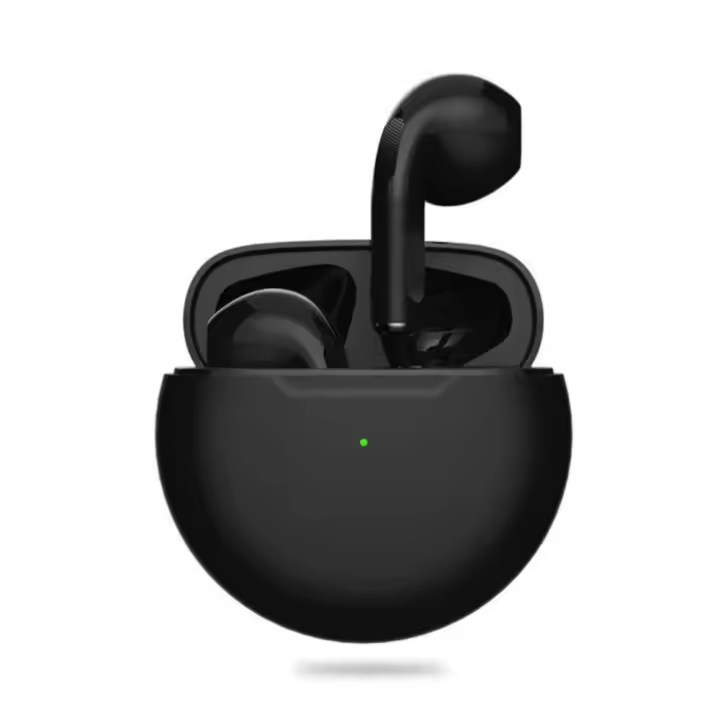 Auriculares Inalámbricos Pro6 De Moda Nueva Logo Original 2do 3er Hifi Auriculares In-ear Para iPhone Con Control Táctil Y Soporte Para Siri Y Google Assistant - 1
