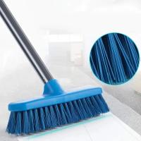 Cepillo De Piso Con Mango Ajustable Y Cerdas Rigidas Para Limpieza De Baño Y Cocina Escobilla Para Grout Y Courtyard - details 1