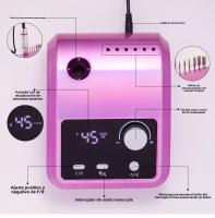 Máquina De Uñas Eléctrica De Alta Calidad Con Pantalla HD Y 45000 RPM Herramienta Profesional De Manicura Y Pelacuaranas - details 7