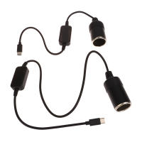 Adaptador Convertidor USB C a Enchufe De Coche 12V Hembra Para Limpiaparabrisas Y Aspiradoras Compatible Con Mainland China - details 2