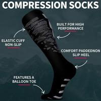 Calcetines De Compresión 20-30mmHg Para Hombres Y Mujeres Deportivos Para Maratón Ciclismo Fútbol Varices Y Embarazo - details 3
