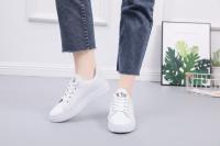 Zapatos Blancos Pequeños Para Mujer 2023 Otoño Bordados De Rosa Suela Gruesa Cuero Casual Estudiantes Zapatos Plataforma - details 20