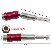 Anillo Magnético Para Destornillador 1/4 Hexagonal Con Soporte De Guía Para Broca Y Punta De Destornillador Herramienta De Perforación De Metal Y Madera - details 4