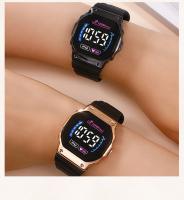 Reloj Digital LED Para Parejas Reloj Deportivo Militar De Hombre Y Mujer Con Cuerda De Silicona Resistente Al Agua Estilo Casual - details 3