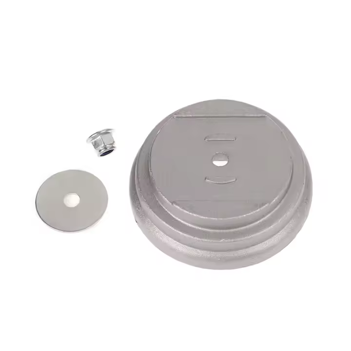 Base De Hojas Para Cortacésped Eléctrico De Acero Inoxidable 1Pc Cubierta De Hierba Accesorios Y Piezas De Repuesto Para Cortacésped - 1