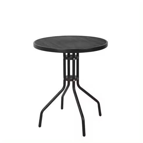 MESA DE ACERO, REDONDA DE PROFER HOME. IDEAL PARA COMBIAR CON SILLA (60CM) - 1