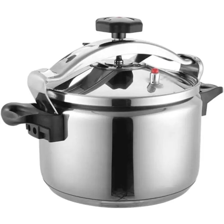 COSHANO Olla de presión express 3 Litros acero inoxidable para cocina gas fuego vitrocerámica con tapa de fácil bloqueo (3 Litros) - 1