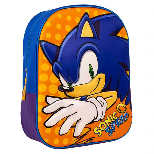THE HEDGEHOG-SONIC MOCHILA 3D 31CM - 1
