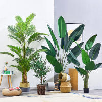 Planta Artificial De Banano Verde Grande 86-120cm Decoración Para Interior Y Exterior Ideal Para Bodas Y Jardines - details 0